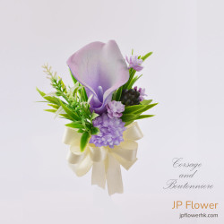 絲花襟花(玫瑰)-AC384