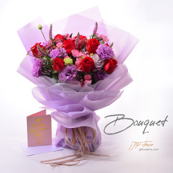 情人節花束:12枝玫瑰花束VD147