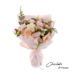 金莎朱古力絲花花束(18粒朱古力)-FR134
