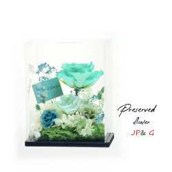 保鮮花連自定小木牌-PS112