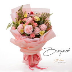 花店特色絲花花束-SB116