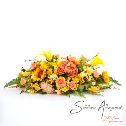 枱花,絲花,擺設,花籃(會議檯檯花)-SF306