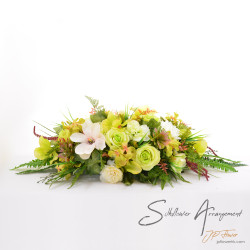 枱花,絲花,擺設,花籃(會議檯檯花)-SF307