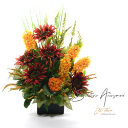 向日葵絲花擺設-SF124