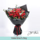 Valentine's Day-Rose + Little rose  bouquet (18sticks up)-VD562